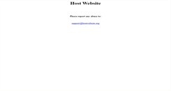 Desktop Screenshot of hostwebsite.org