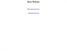 Tablet Screenshot of hostwebsite.org